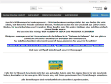 Tablet Screenshot of makeapresent.de